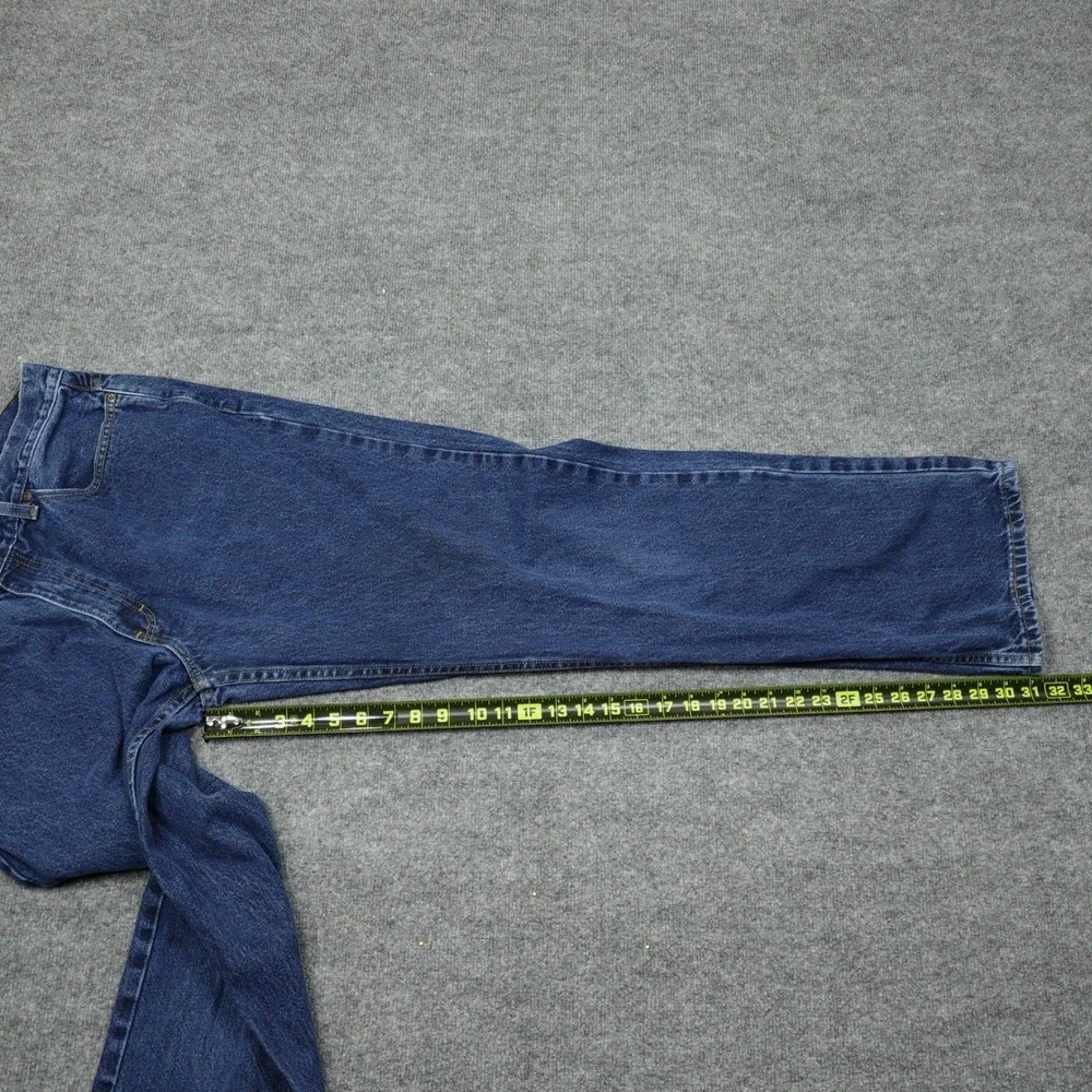 Faded Glory Jeans Mens 34x32 Blue Straight Leg 100% Cotton Denim Classic Fit